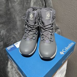 Columbia Moritza Gray Winter Boots